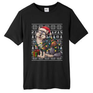 Xmas Style Ugly Santa Hat Wolf Christmas Cute Gift Tall Fusion ChromaSoft Performance T-Shirt