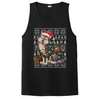 Xmas Style Ugly Santa Hat Wolf Christmas Cute Gift PosiCharge Competitor Tank