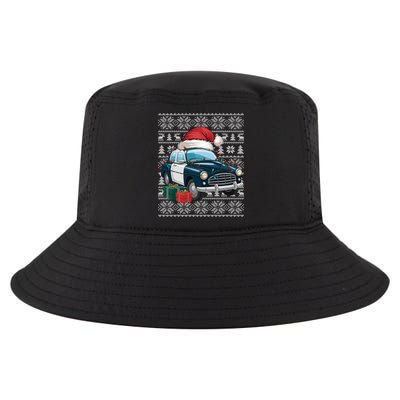 Xmas Style Ugly Santa Hat Police Car Christmas Gift Cool Comfort Performance Bucket Hat