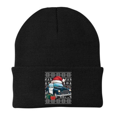 Xmas Style Ugly Santa Hat Police Car Christmas Gift Beanie