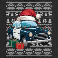 Xmas Style Ugly Santa Hat Police Car Christmas Gift Hat
