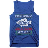 Xmas Santa Ugly Merry Fishmas Crappie Fish Christmas Meaningful Gift Tank Top