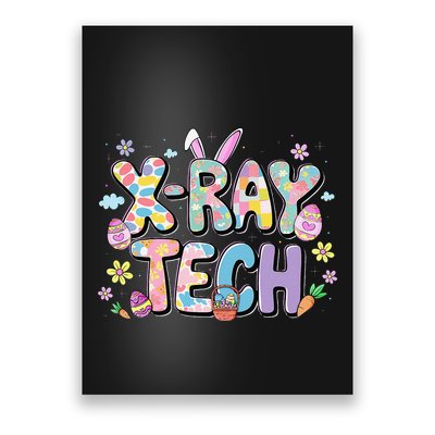 Xray Tech Bunny Easter Radiologic Technologist Easter Day Poster