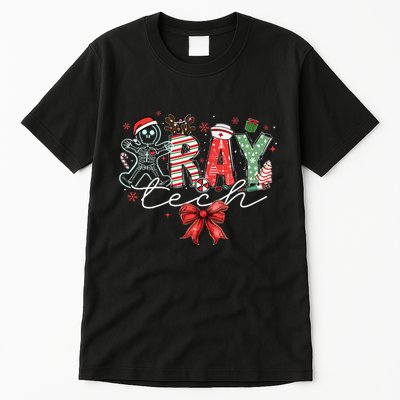 Xray Tech Christmas Bow Rad Tech Radiology Tall T-Shirt