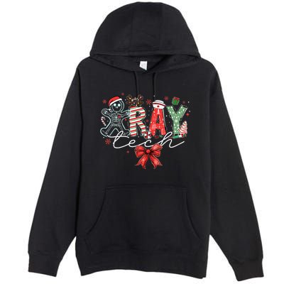Xray Tech Christmas Bow Rad Tech Radiology Premium Pullover Hoodie