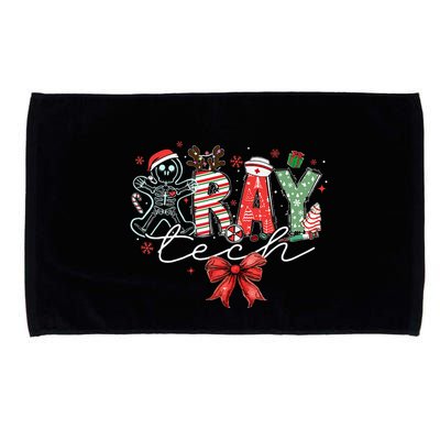 Xray Tech Christmas Bow Rad Tech Radiology Microfiber Hand Towel