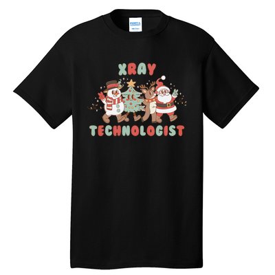 Xray Technologist Christmas Squad Ultrasound Tech Xray Tech Tall T-Shirt