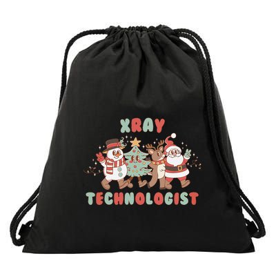 Xray Technologist Christmas Squad Ultrasound Tech Xray Tech Drawstring Bag