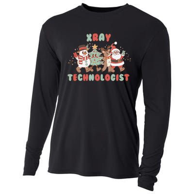 Xray Technologist Christmas Squad Ultrasound Tech Xray Tech Cooling Performance Long Sleeve Crew