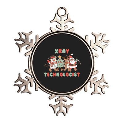 Xray Technologist Christmas Squad Ultrasound Tech Xray Tech Metallic Star Ornament