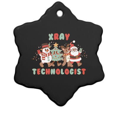 Xray Technologist Christmas Squad Ultrasound Tech Xray Tech Ceramic Star Ornament