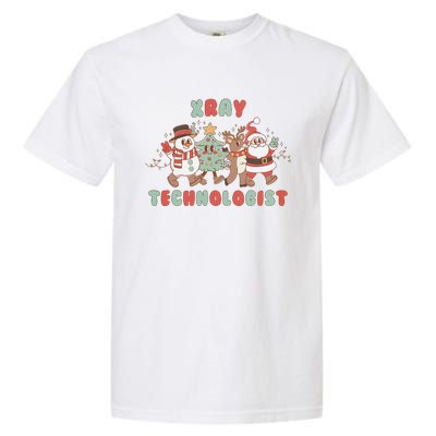 Xray Technologist Christmas Squad Ultrasound Tech Xray Tech Garment-Dyed Heavyweight T-Shirt