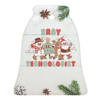 Xray Technologist Christmas Squad Ultrasound Tech Xray Tech Ceramic Bell Ornament