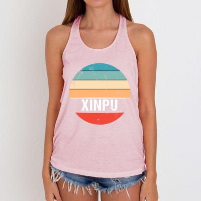 Xinpu Taiwan City Trip Meaningful Gift Women's Knotted Racerback Tank