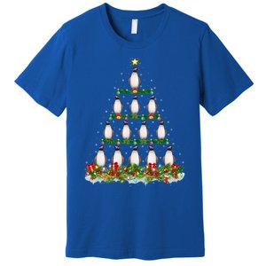 Xmas Tree Decoration Santa Adelie Penguin Bird Christmas Funny Gift Premium T-Shirt