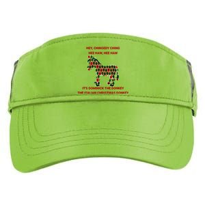 Xmas Tree Dominick The Donkey The Italian Christmas Donkey  Adult Drive Performance Visor