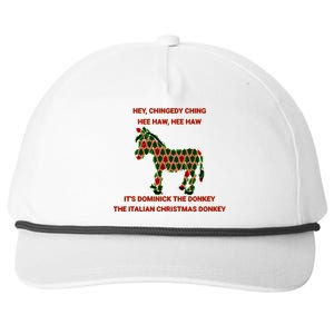 Xmas Tree Dominick The Donkey The Italian Christmas Donkey  Snapback Five-Panel Rope Hat