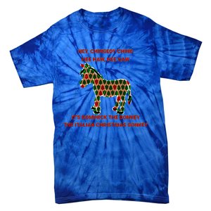 Xmas Tree Dominick The Donkey The Italian Christmas Donkey  Tie-Dye T-Shirt