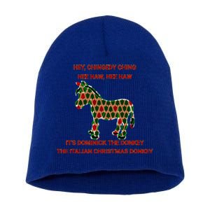 Xmas Tree Dominick The Donkey The Italian Christmas Donkey  Short Acrylic Beanie