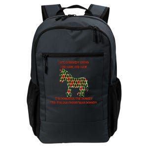 Xmas Tree Dominick The Donkey The Italian Christmas Donkey  Daily Commute Backpack