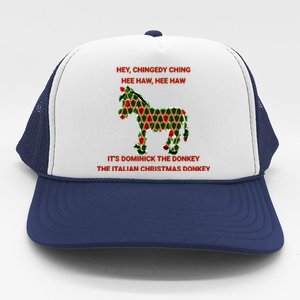 Xmas Tree Dominick The Donkey The Italian Christmas Donkey  Trucker Hat