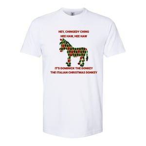 Xmas Tree Dominick The Donkey The Italian Christmas Donkey  Softstyle CVC T-Shirt