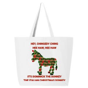 Xmas Tree Dominick The Donkey The Italian Christmas Donkey  25L Jumbo Tote