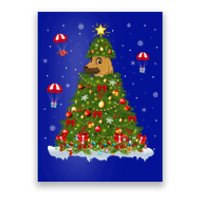 Xmas Tree Decorations Santa Ger Shepherd Dog Christmas Gift Poster