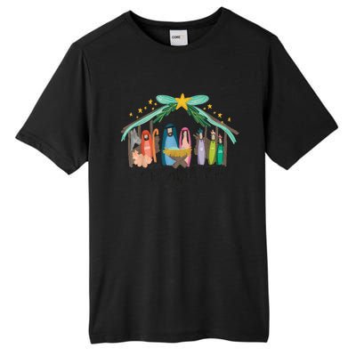 Xmas The Greatest Gift For All Christmas Nativity Jesus Christian Gift Tall Fusion ChromaSoft Performance T-Shirt