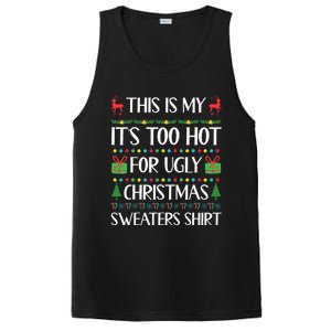 Xmas Too Hot Ugly Christmas Sweaters Family PosiCharge Competitor Tank