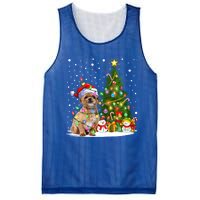 Xmas Tree Lighting Santa Shih Tzu Dog Christmas Gift Mesh Reversible Basketball Jersey Tank