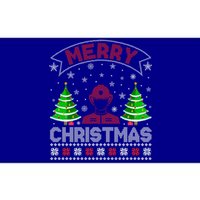 Xmas Tree Lighting Firefighter Ugly Christmas Gift Bumper Sticker