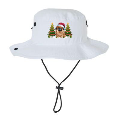 Xmas Tree Lights Pekingese Dog Santa Hat Christmas Meaningful Gift Legacy Cool Fit Booney Bucket Hat