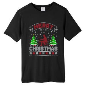 Xmas Tree Lighting Artist Ugly Christmas Meaningful Gift Tall Fusion ChromaSoft Performance T-Shirt