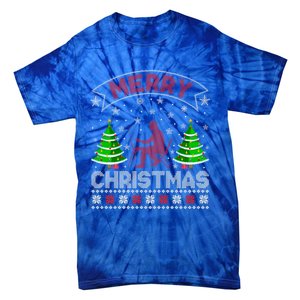 Xmas Tree Lighting Artist Ugly Christmas Meaningful Gift Tie-Dye T-Shirt