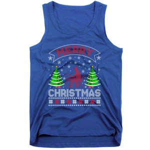 Xmas Tree Lighting Artist Ugly Christmas Meaningful Gift Tank Top