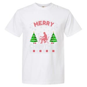 Xmas Tree Lighting Artist Ugly Christmas Meaningful Gift Garment-Dyed Heavyweight T-Shirt