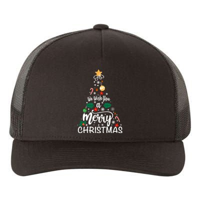 Xmas Tree Merry Christmas Yupoong Adult 5-Panel Trucker Hat