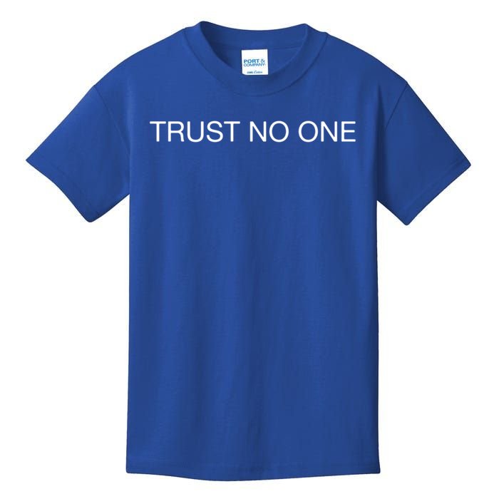 Xfiles Trust No One Gift Kids T-Shirt