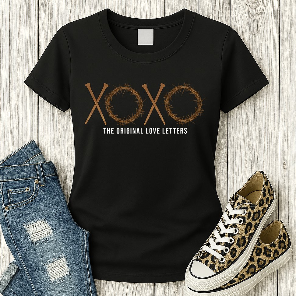 XoXo The Original Love Letters Womens T-Shirt