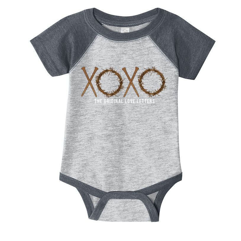 XoXo The Original Love Letters Infant Baby Jersey Bodysuit