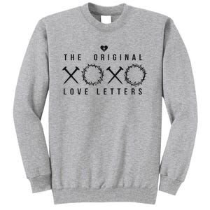 Xoxo The Original Love Letters Christian Faith Easter Tall Sweatshirt