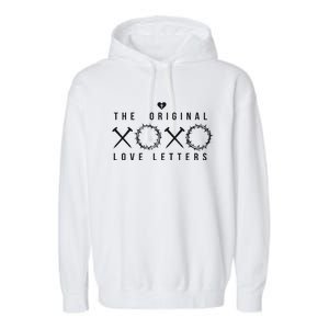 Xoxo The Original Love Letters Christian Faith Easter Garment-Dyed Fleece Hoodie