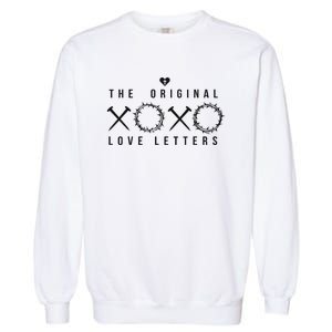 Xoxo The Original Love Letters Christian Faith Easter Garment-Dyed Sweatshirt