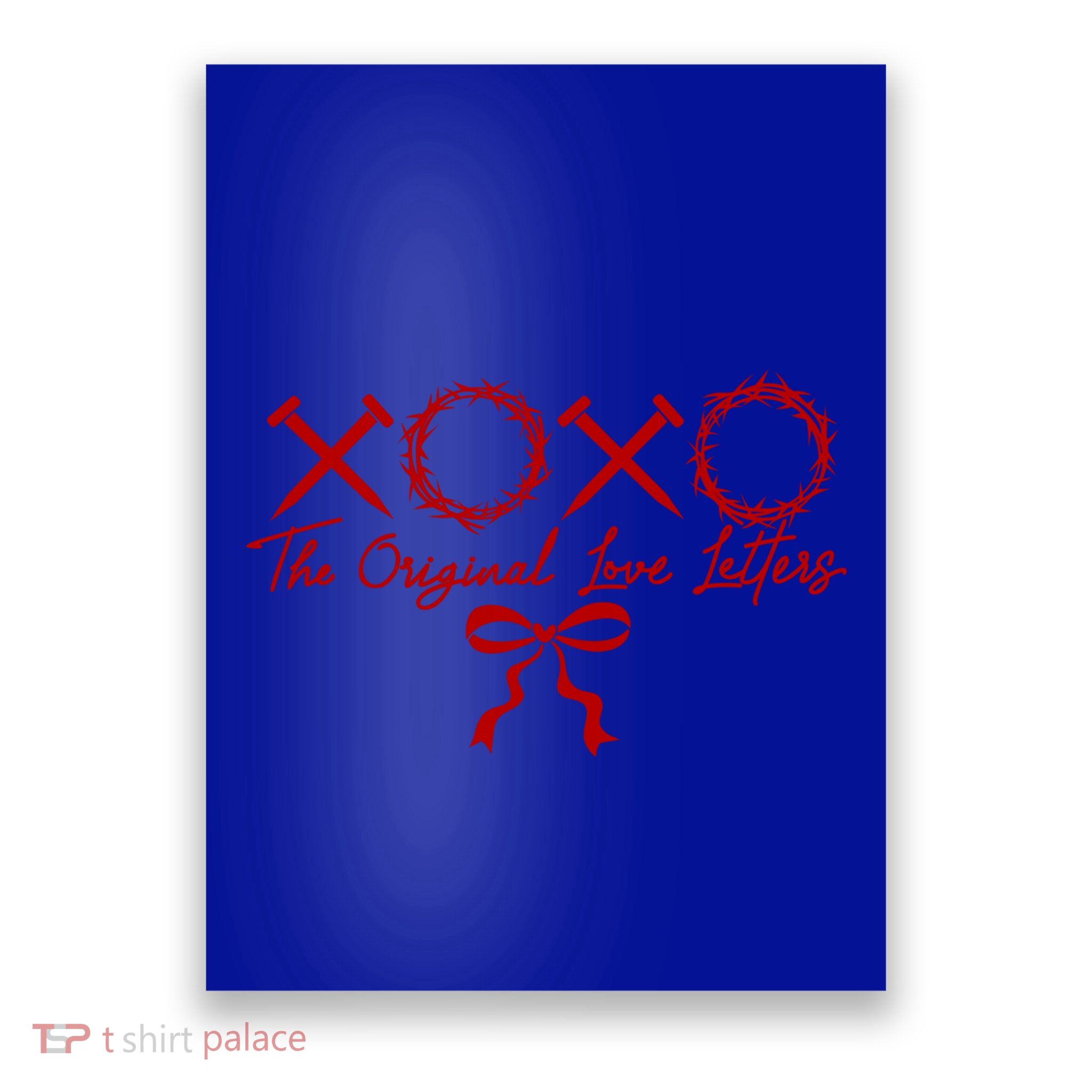 Xoxo The Original Love Letters Christian Valentine’S Day Meaningful Gift Poster