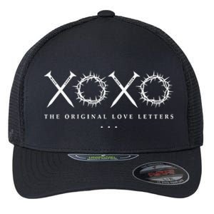 Xoxo The Original Love Letters Easter Cros Flexfit Unipanel Trucker Cap