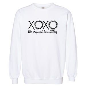 Xoxo The Original Love Letters Easter Christian Garment-Dyed Sweatshirt