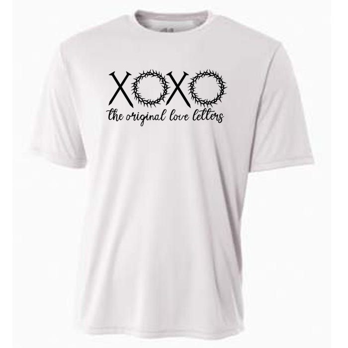 Xoxo The Original Love Letters Easter Christian Cooling Performance Crew T-Shirt