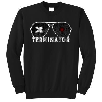 X Terminator Pest Control Sunglasses Vintage Retro Black Sweatshirt