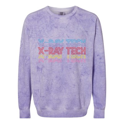Xray Tech Rad Technician Radiologist Technologist Radiology Colorblast Crewneck Sweatshirt